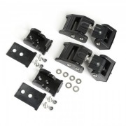 Attaches capot aluminium noir Jeep Wrangler TJ de1997 à 2006