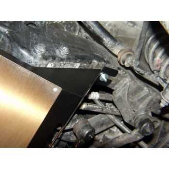 Blindage acier boitier de direction Jeep Wrangler TJ 08/1996-02/2006