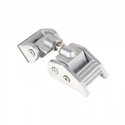 Attache capot argent  Jeep Wrangler JK de 2007 à 2018