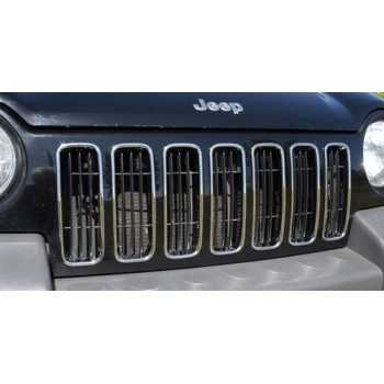 ENJOLIVEUR DE CALANDRE DE JEEP LIBERTY 2002-04