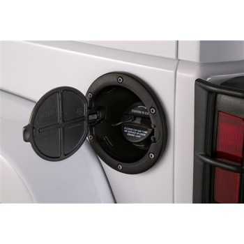 bouchon aluminium noir ouvert