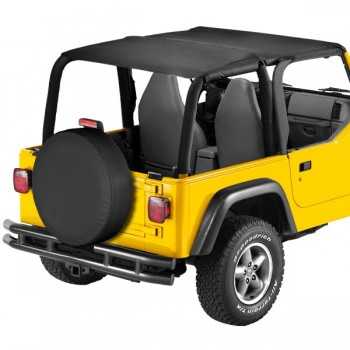 Bikini® Tops Bestop® safari noir Jeep Wrangler TJ 1997-2002