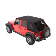 Capotage Bestop® Trektop NX plus noir Jeep Wrangler JK 2007-2018