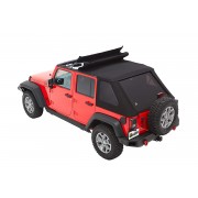 Capotage Bestop® Trektop NX plus noir Jeep Wrangler JK 2007-2018