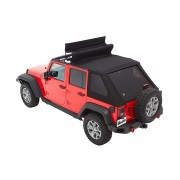 Capotage Bestop® Trektop NX plus noir Jeep Wrangler JK 2007-2018