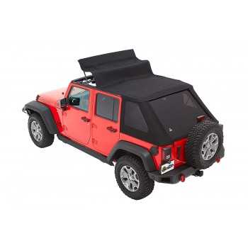 Capotage Bestop® Trektop NX plus noir Jeep Wrangler JK 2007-2018
