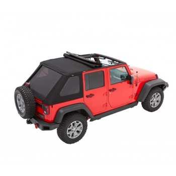 Capotage Bestop® Trektop NX plus noir Jeep Wrangler JK 2007-2018
