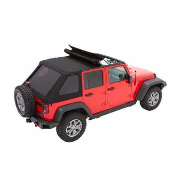 Capotage Bestop® Trektop NX plus noir Jeep Wrangler JK 2007-2018